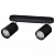 Спот поворотный ДВОЙНОЙ под лампу GU10 Led Spot 013 ø55*H107mm ЧЕРНЫЙ Oreol