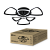 Светильник светодиодный ELEGANT SANSA-B 90Вт 230В 3000-6500K 7000Лм 650х650х130мм c пультом ДУ черный IN HOME