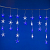 Занавес сд звёздочки-1 ULD-E5505-196-DTK WHITE-BLUE IP20 STARS-1 5.5х 0.5м 56подв 196д белый и синий