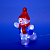 Фигура светодиодная снеговик-2 ULD-M2234-040-STA WHITE IP20 SNOWMAN-2 40д 22x17x34см свечение белое