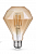 Лампа светодиодная LED-D95-deco gold 11Вт 230В E27 3000K 1040Лм бриллиант золотистая IN HOME