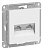 AtlasDesign Белая Розетка двойная компьютерная RJ45+RJ45, кат.5E, механизм Systeme Electric