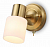 Светильник настенный Comfort 3967 E27 с выключателем 12×20см бронза Oreol