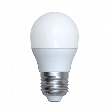 lampa-svetodiodnaya-led-g45-6w-4000k-e27-fr-ra95-plk01wh-forma-shar-matovaya-4000k