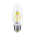 Лампа светодиодная LED-СВЕЧА-deco 5Вт 230В Е14 4000К 450Лм прозрачная IN HOME