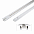 Шинопровод осветительный UBX-Q123 RS2 WHITE 300 SET01 наб с загл+ввод пит, 1-фаз ВСТРАИВАЕМЫЙ бел 3м