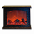Фонарь сд «Камин» ULD-L2821-005/DNB/RED BROWN FIREPLACE на бат не в/к 28х21см. 5д корич эф пламени