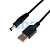Кабель USB штекер - DC разъем питание 2,1х5,5 мм, длина 1,5 метра REXANT