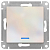 AtlasDesign Жемчуг Выключатель 1-клавишный с подсветкой, сх.1а, 10АХ, механизм Systeme Electric