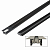 Шинопровод осветительный UBX-Q123 RS2 BLACK 300 SET01 наб с заг+ввод пит, 1-фаз ВСТРАИВАЕМЫЙ черн 3м