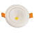 Светильник точечный встраиваемый светодиодный поворотный 3D Spotlight 7W-2м² CRI90 70/90mm 4000K БЕЛЫЙ Oreol