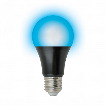 lampa-svetodiodnaya-led-a60-9w-uvad-e27-fr-plz07bk-ultraf-dlya-diskotek-cpektr-uva-410nm-tm-uniel