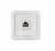 BOLLETO Розетка компьютерная RJ-45 белая накладная 7035 IN HOME