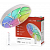 Светильник светодиодный COMFORT SHELL-RGB 75Вт 230В 3000-6500K 6000Лм 495x85мм с пультом ДУ IN HOME
