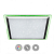 Управляемый светодиодный светильник ARION 60W RGB S-542-SHINY 4900Lm квадрат пульт Estares