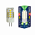 Лампа светодиодная LED-JC-220/3W/G4/CL 3000К прозрачная Uniel 4690485129219