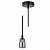 Патрон декоративный DLC-T-S31/E27 TS/1M/BL PEARL BLACK с проводом 1м и креп черный жемчуг Uniel